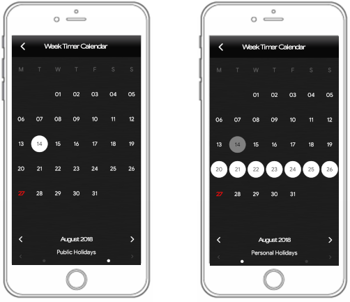 How to manage multiple week timers in the Eve Home automation app