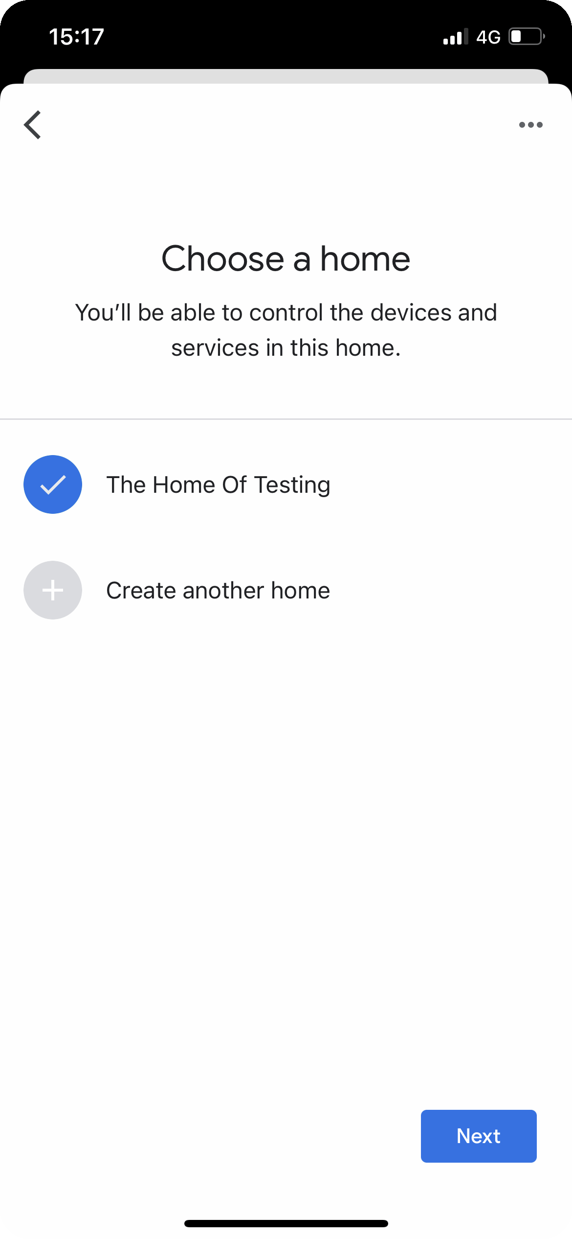 How to link the devices within the Google home App | Home selection