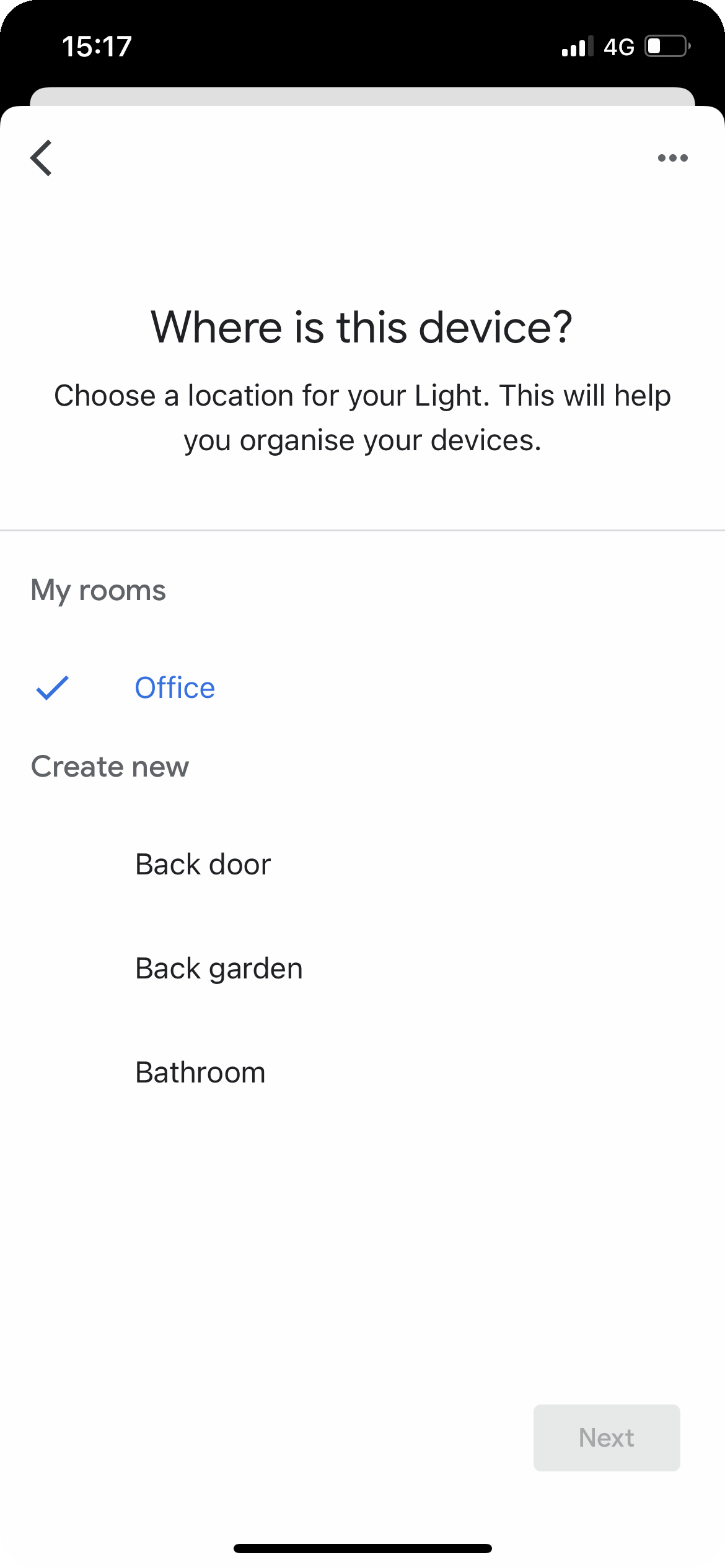 How to link the devices within the Google home App | Room selection