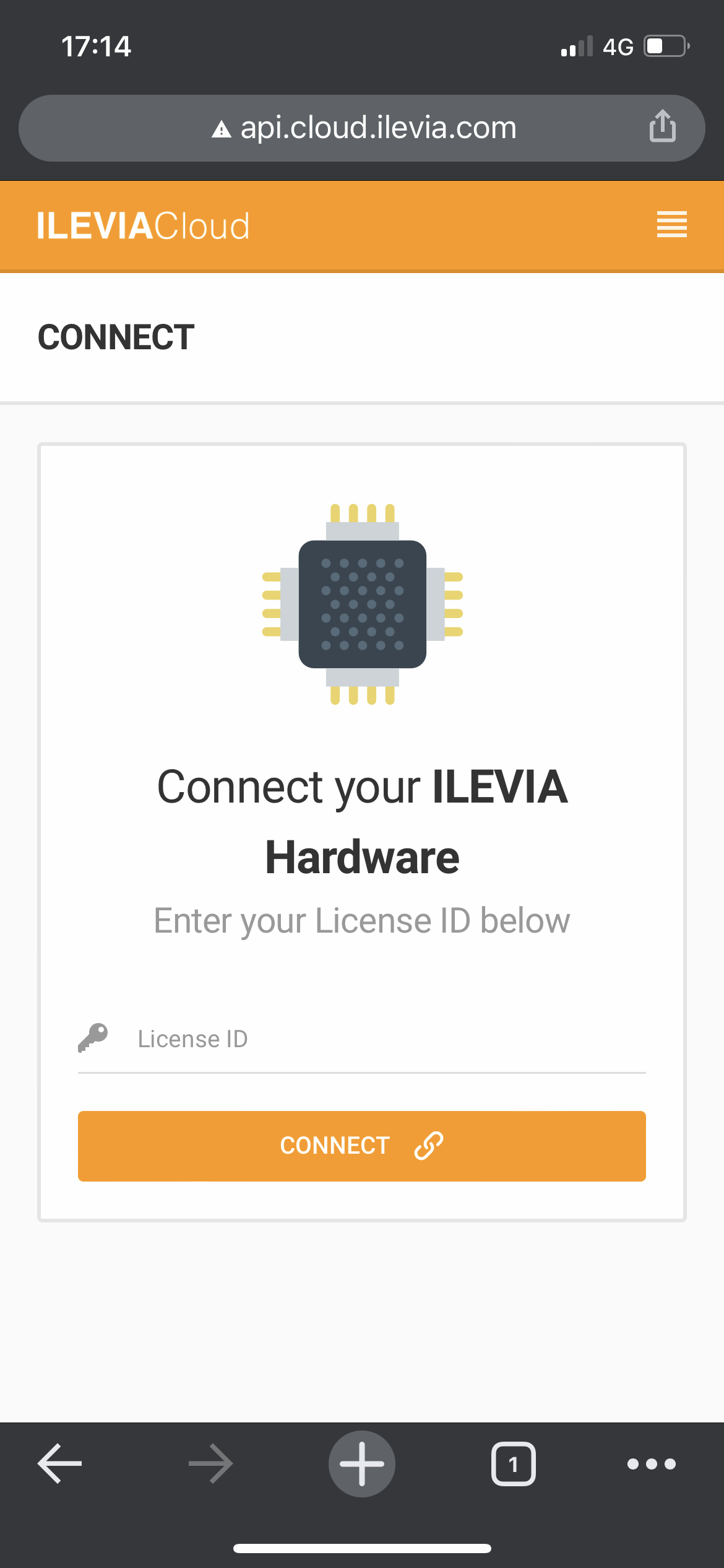 How to connect a new Ilevia server inside the Ilevia cloud | Inesrting the License ID