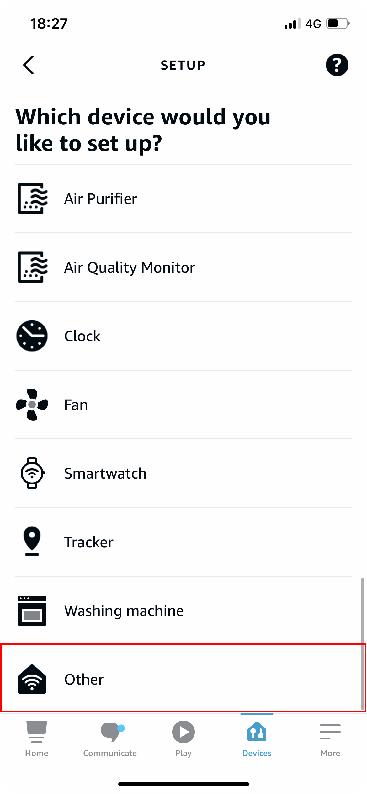Adding type of devices "Others"
