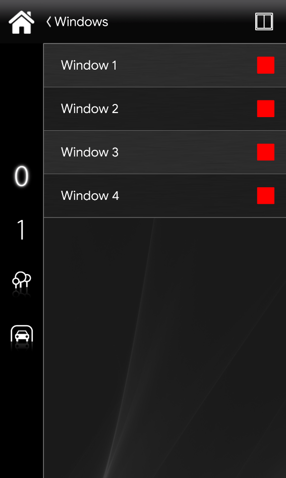 Color info component rapresentattion wihtin the EVE Remote Plus Classic | Windows opened
