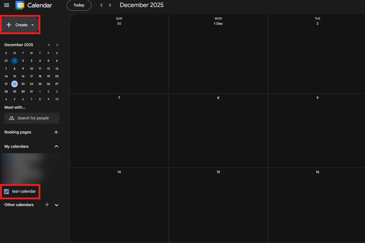 Google-calendar_creating-calendar Choosing the google calendar to integrate it with the google calendar component in the Ilevia server.