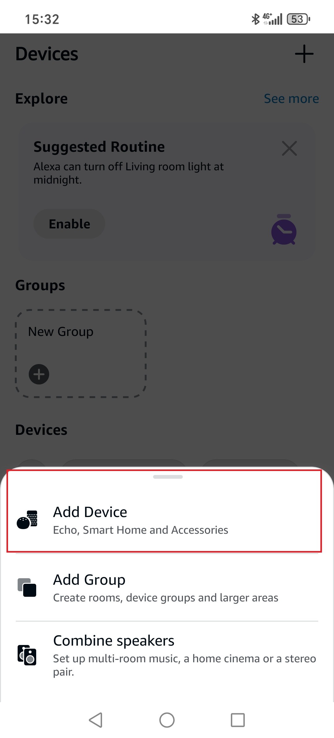 New-alexa-integration_add-device Click Add devices to enter the device choice menu