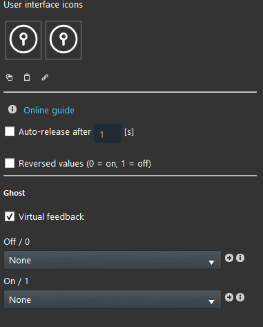 pulse Parametri del componente pulse nel software di automazione EVE Manager