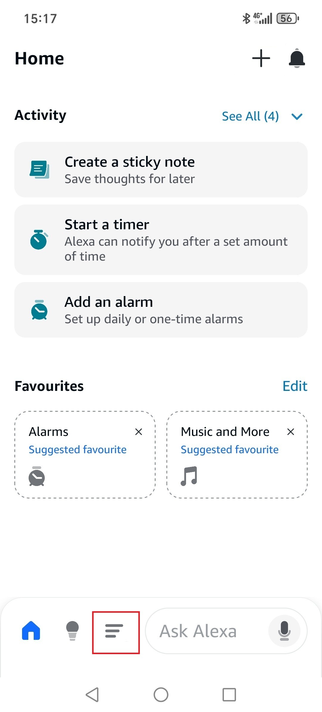 Alexa_integration-more-menu How to add the skill Ilevia smart home inside the Amazon Alexa voice assistant app | Skill menù