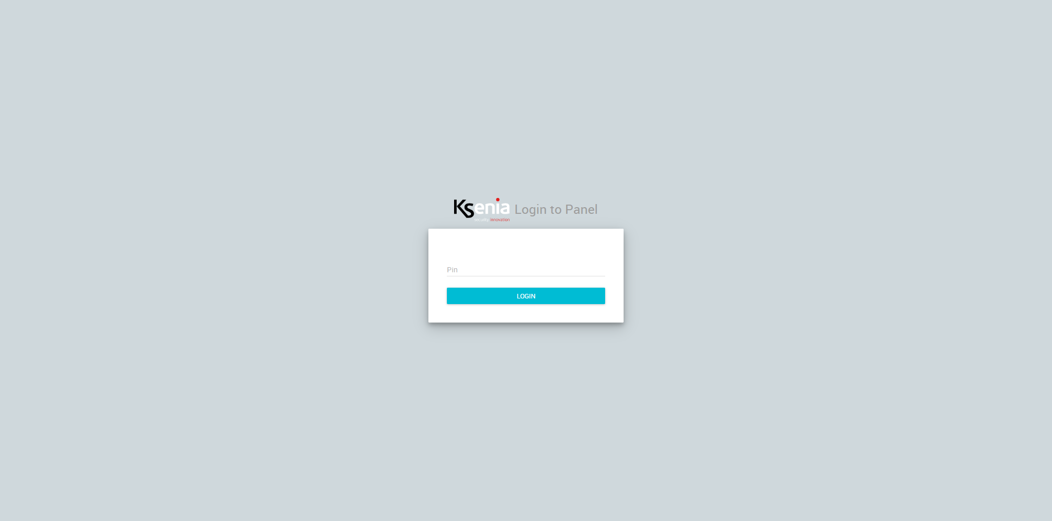 Ksenia-webinterface_step1 Access to the Ksenia web interface