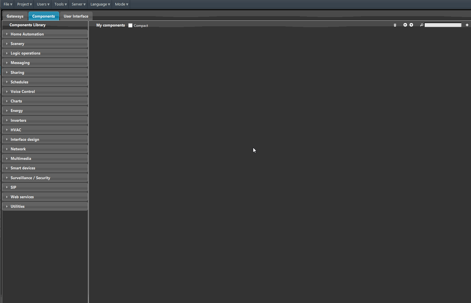 Satel-integra_Step1-true Opening the Ilevia manager's satel importing wizard.