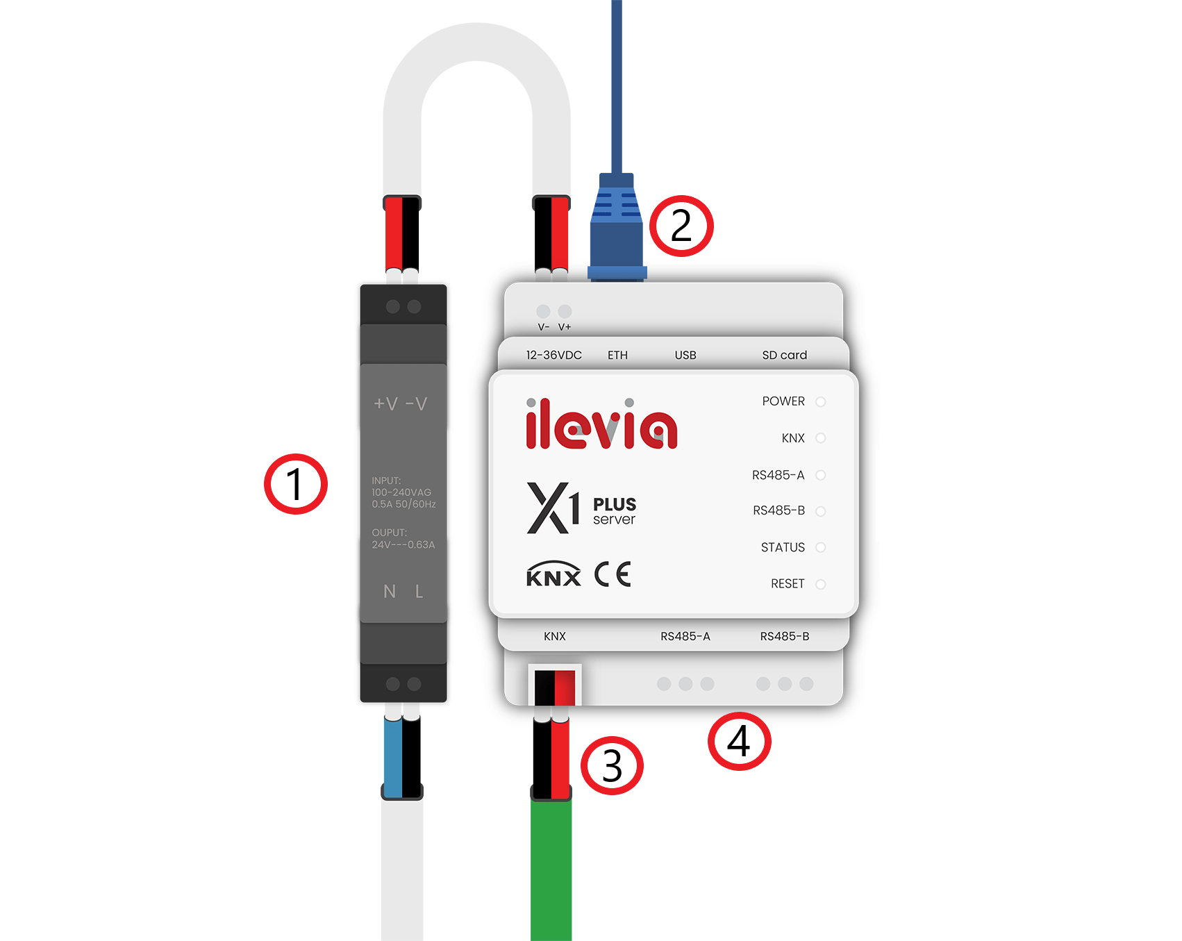 X1-Plus-wiring Ilevia X1 plus wiring